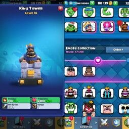 TH14|LVL179| Heroes(K65 Q60 P40 W44 P16)| BM18|KT14 | LvL51 |(5 Cards LvL15 || 3 Cards LvL14) | 57Emote| Q495 2